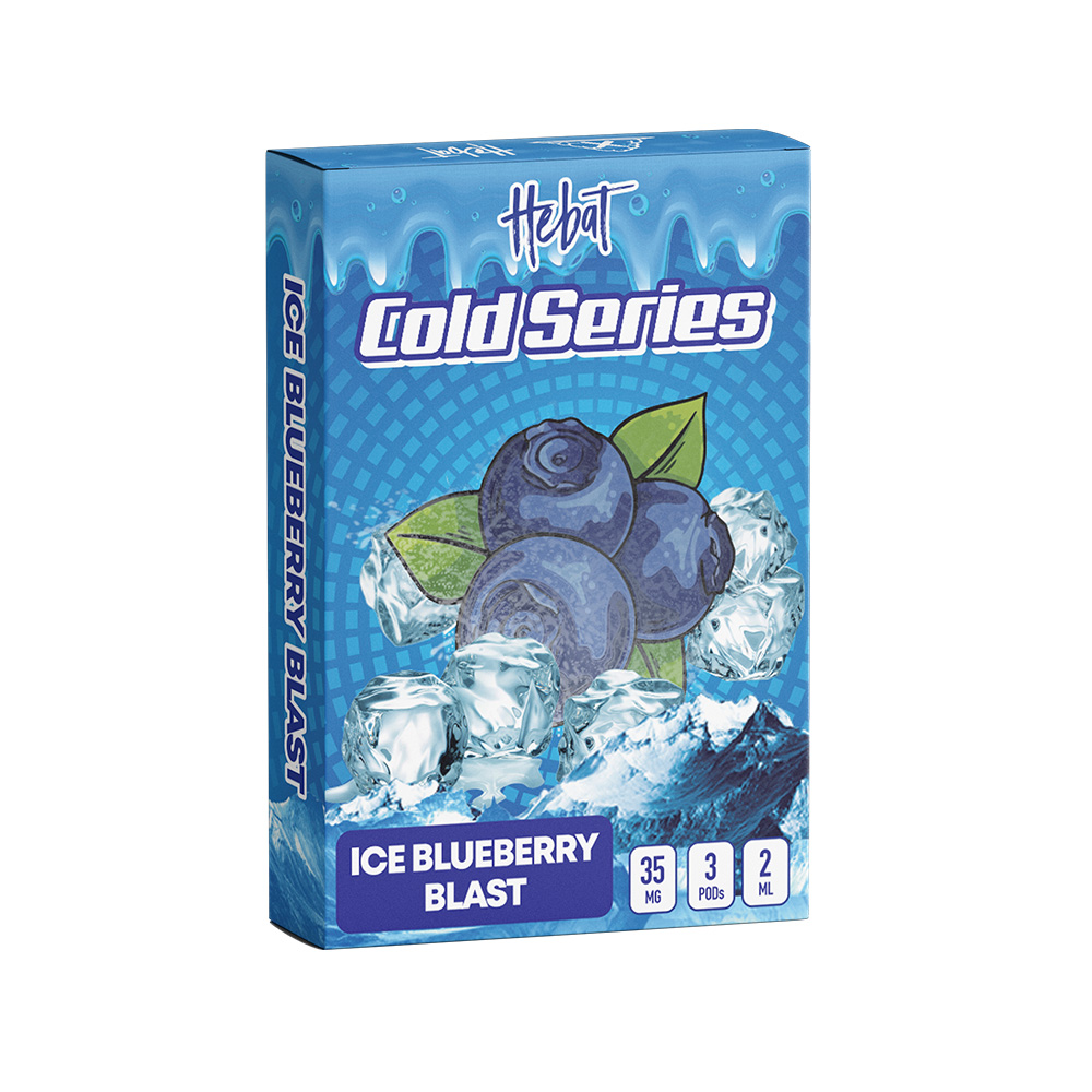 Hebat vape LED POD Ice Blueberry blast